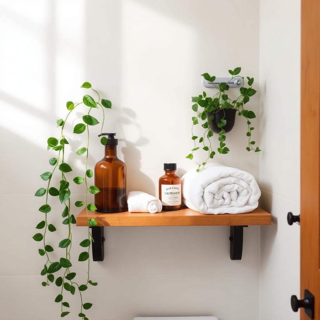The Bathroom Plant Shelf That Actually Survives (5 Plants That Thrive)